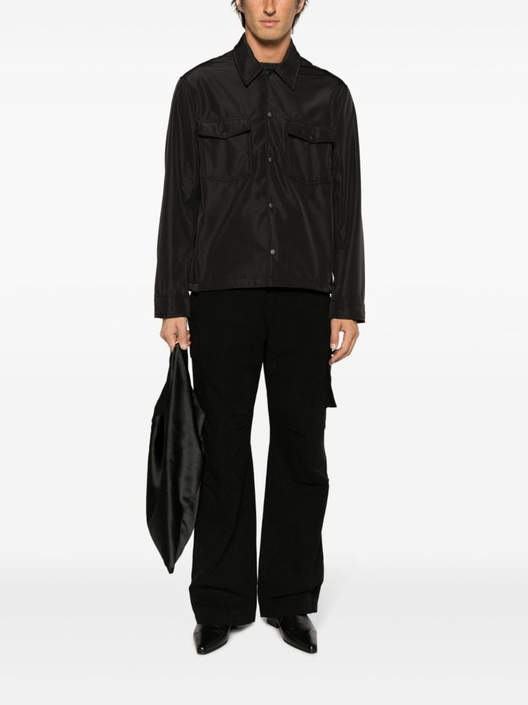 Black Evening Coach Press-stud Jacket