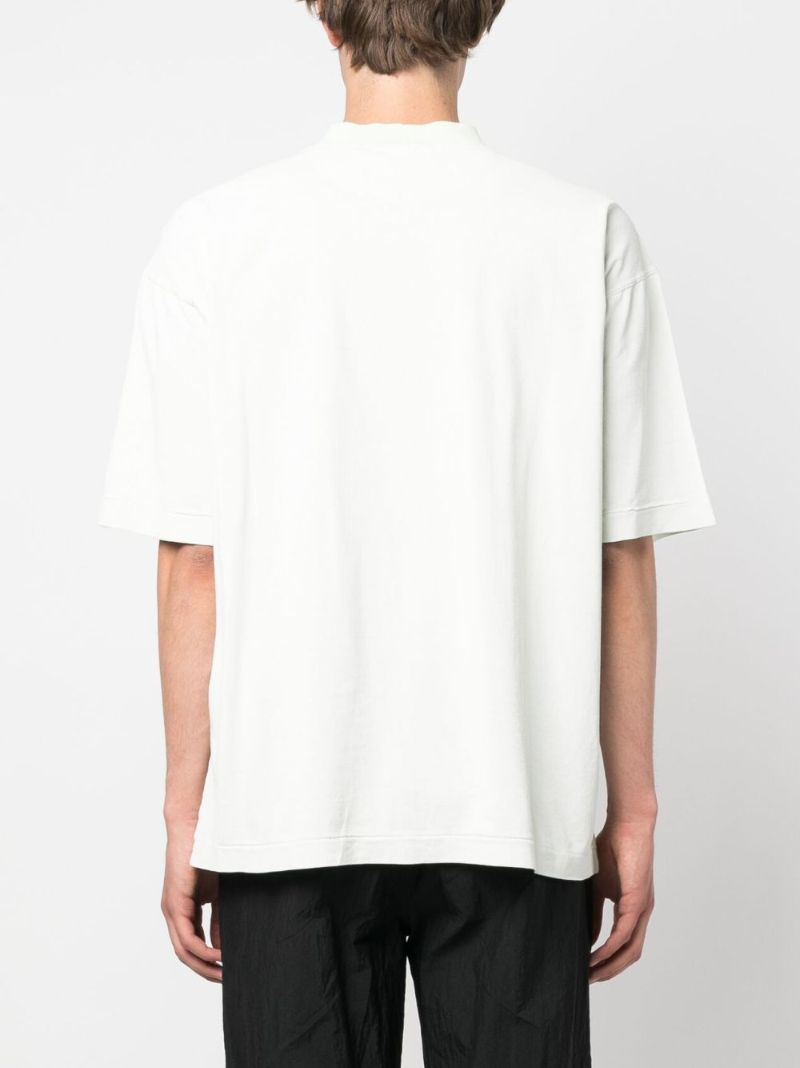 Green Crew Neck Cotton T-shirt