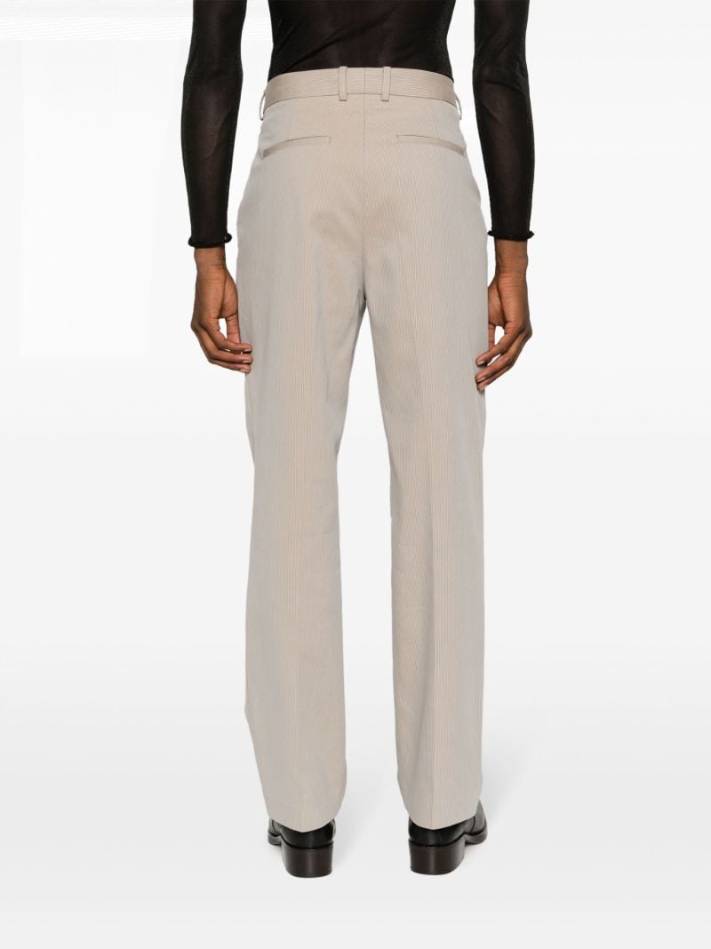 Grey Darien Straight-leg Trousers