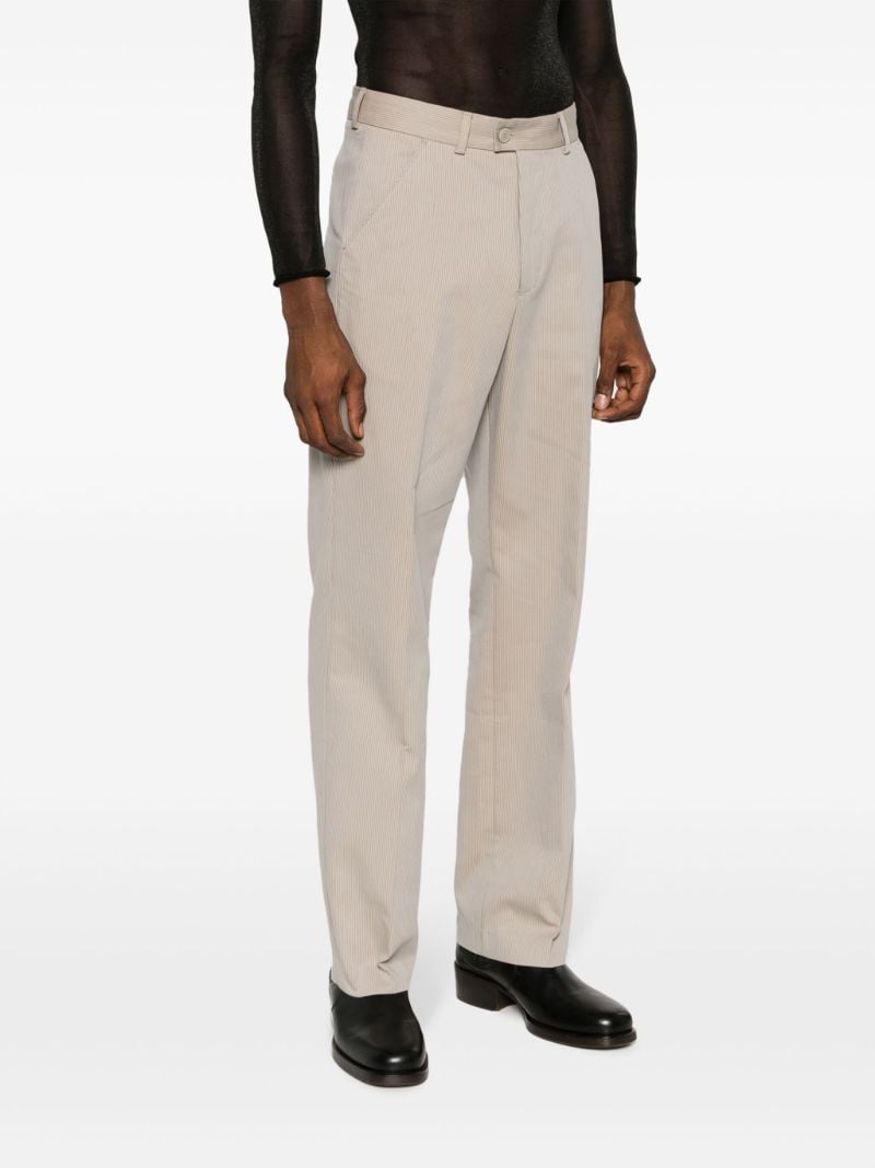 Grey Darien Straight-leg Trousers