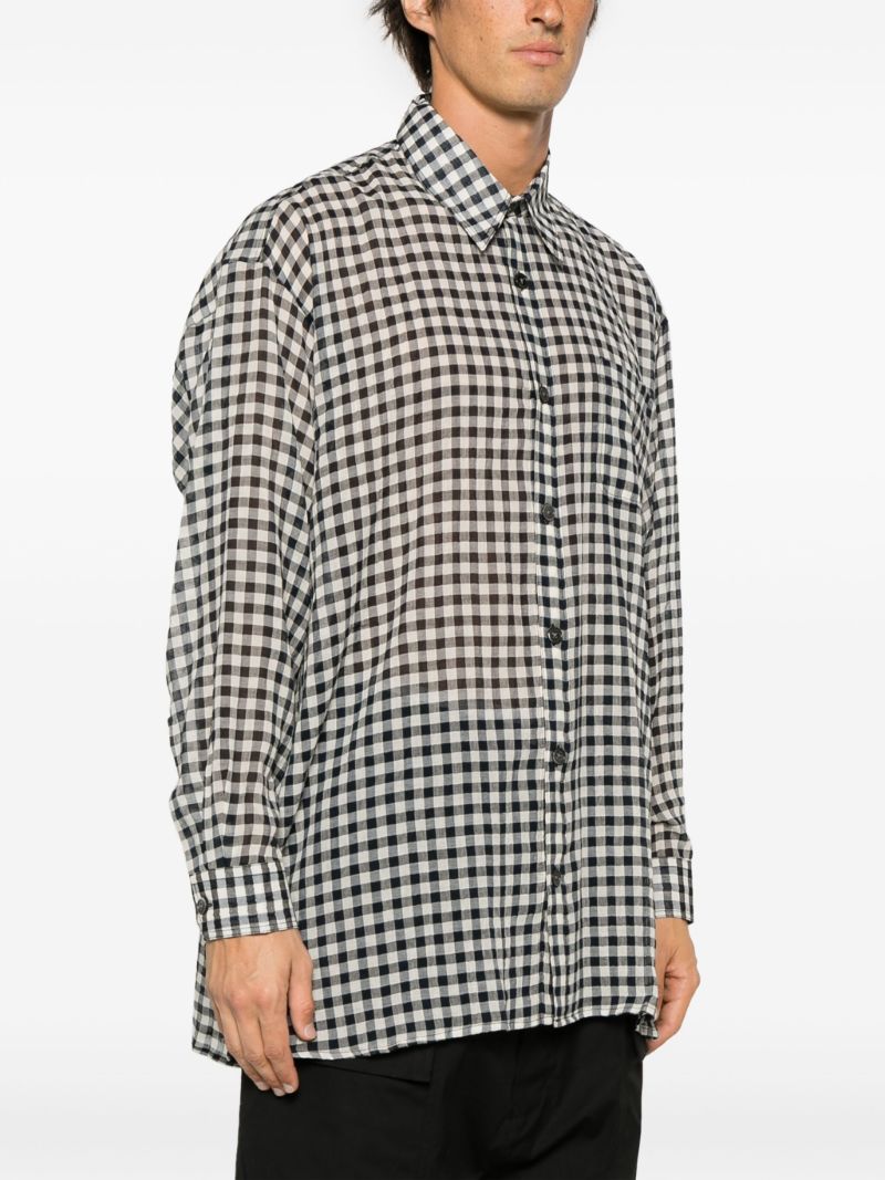 Black and White Darling Checked Cotton Shirt