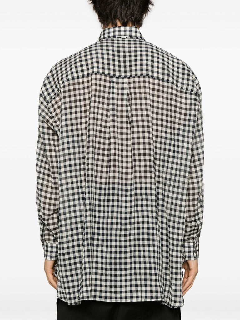Black and White Darling Checked Cotton Shirt