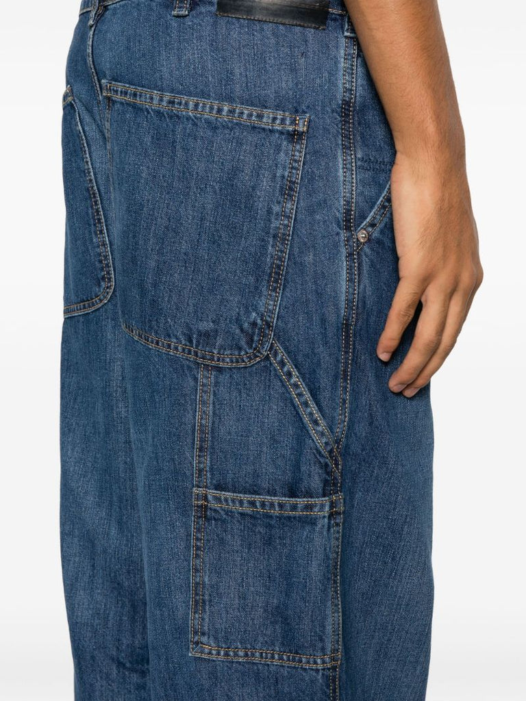 Blue Joiner Wide-leg Jeans