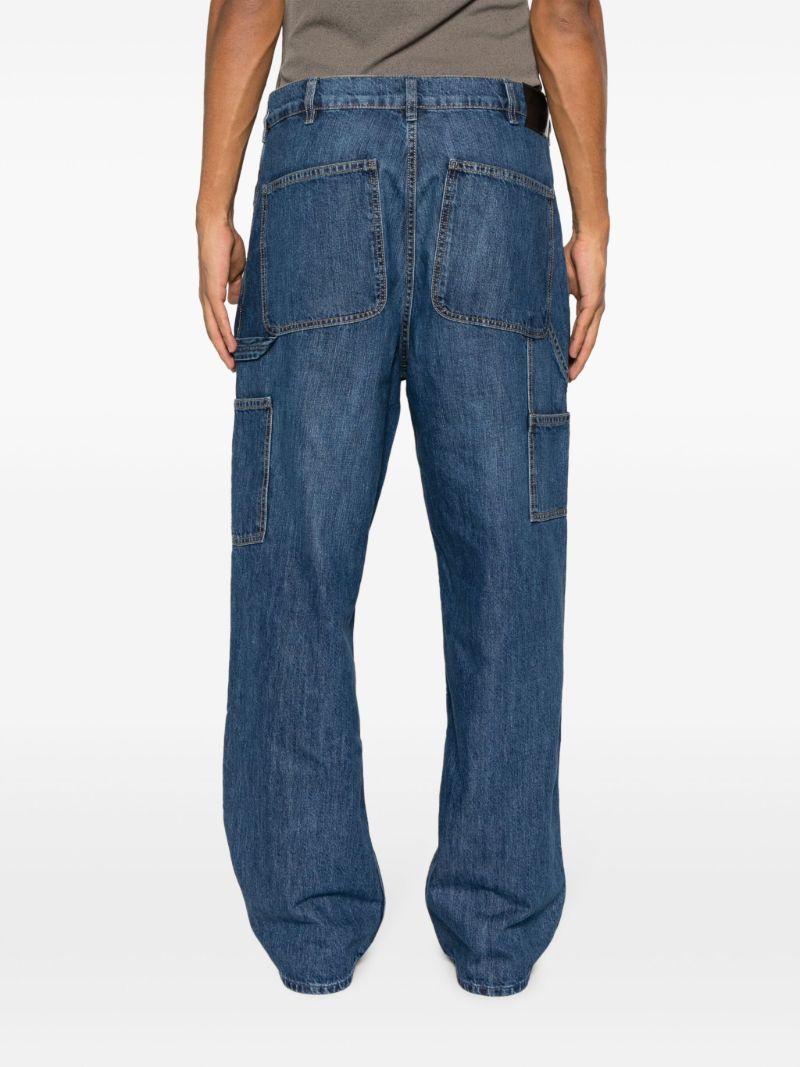 Blue Joiner Wide-leg Jeans