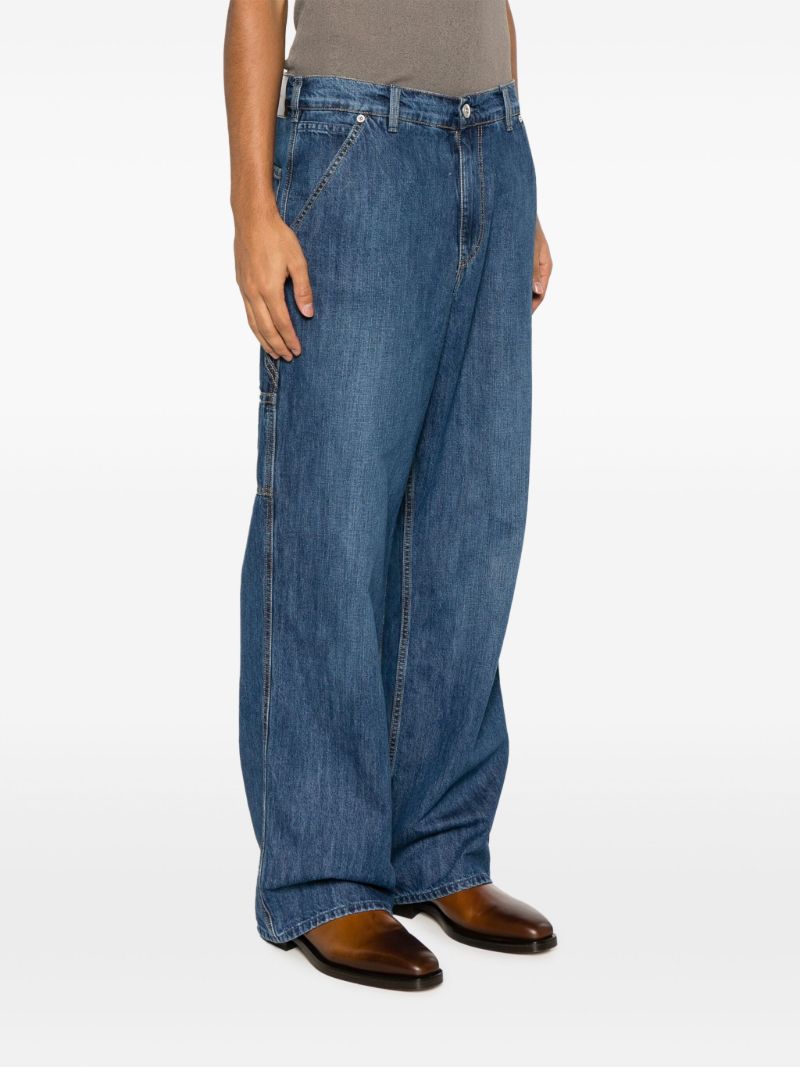 Blue Joiner Wide-leg Jeans