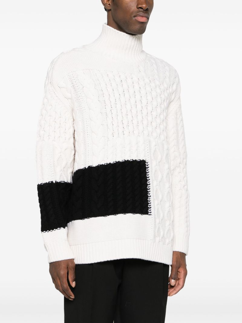 Neutral Merel Wool Sweater
