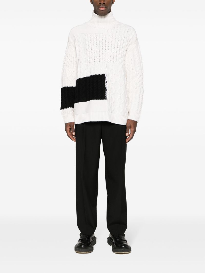 Neutral Merel Wool Sweater