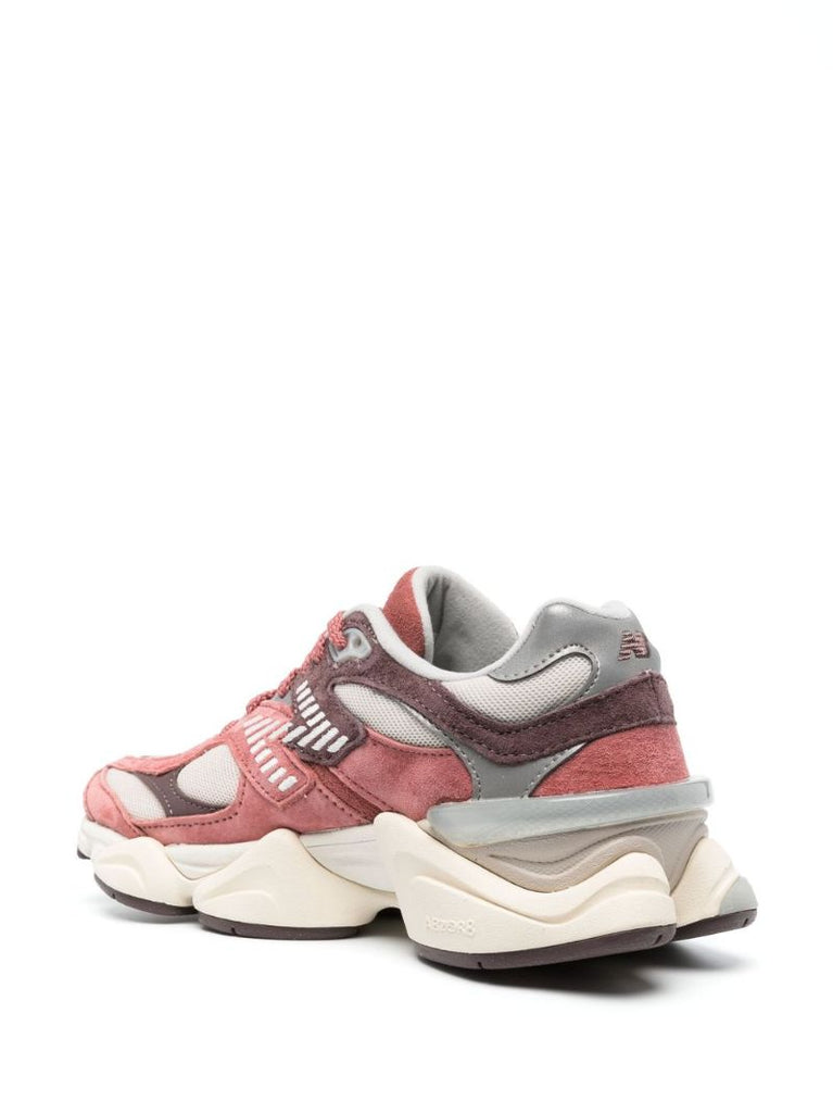 Red 9060 Panelled Low-top Sneakers
