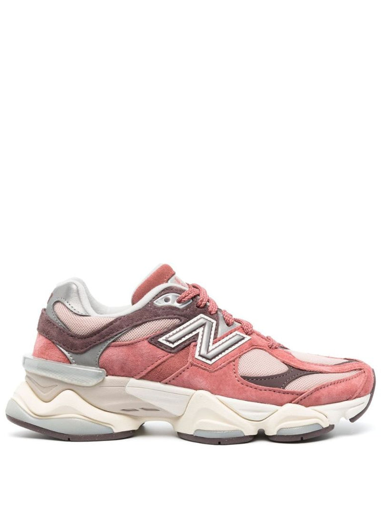 Red 9060 Panelled Low-top Sneakers