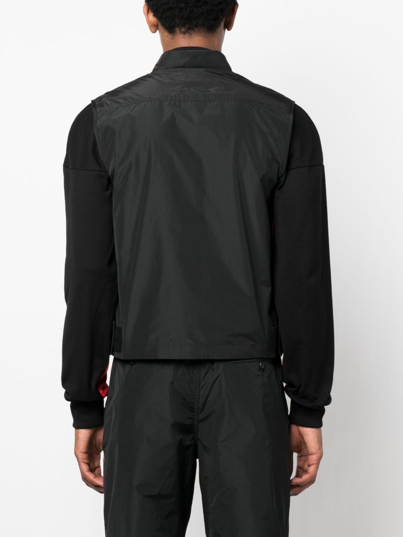 Black Zip-up Gilet
