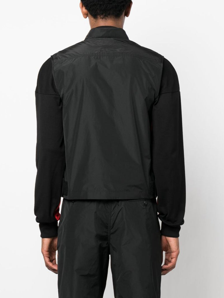 Black Zip-up Gilet