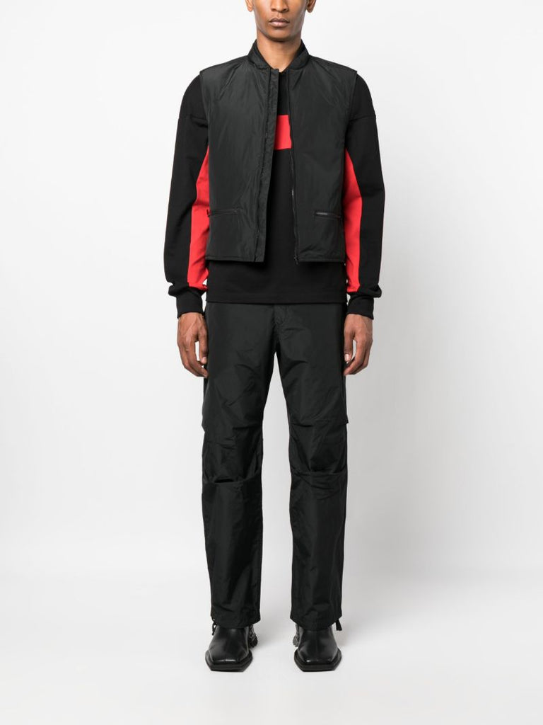 Black Zip-up Gilet