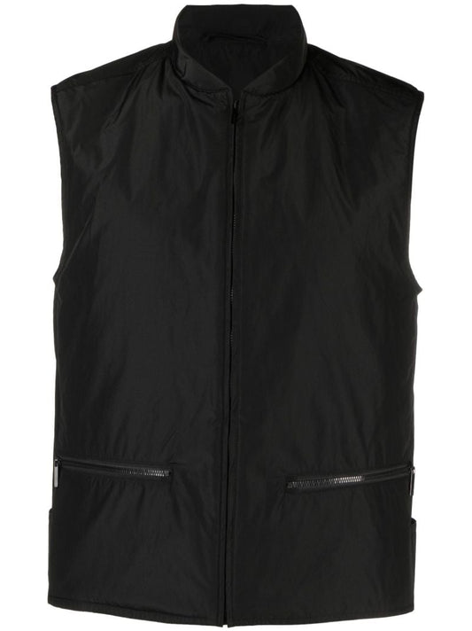 Black Zip-up Gilet