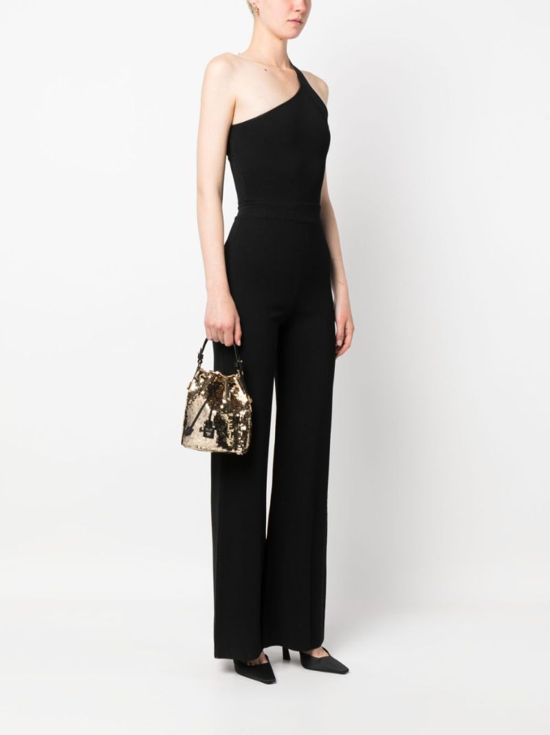 Gold-tone Disco Sequin Bucket Bag