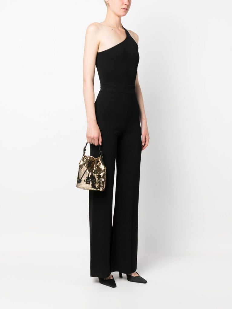 Gold-tone Disco Sequin Bucket Bag