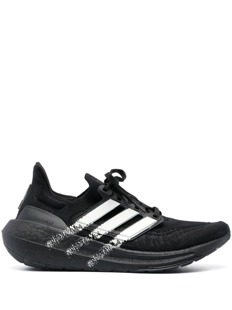 Black Three Stripe Sneakers