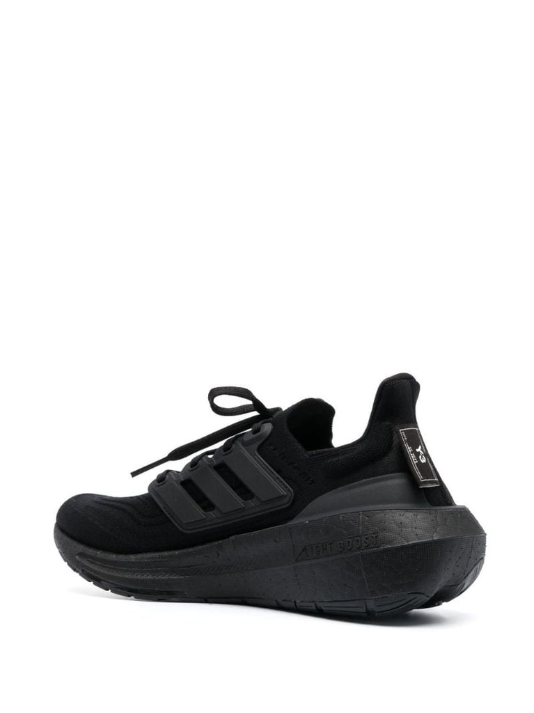 Black Three Stripe Sneakers