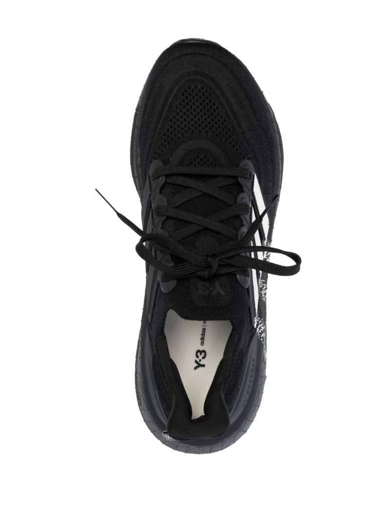 Black Three Stripe Sneakers