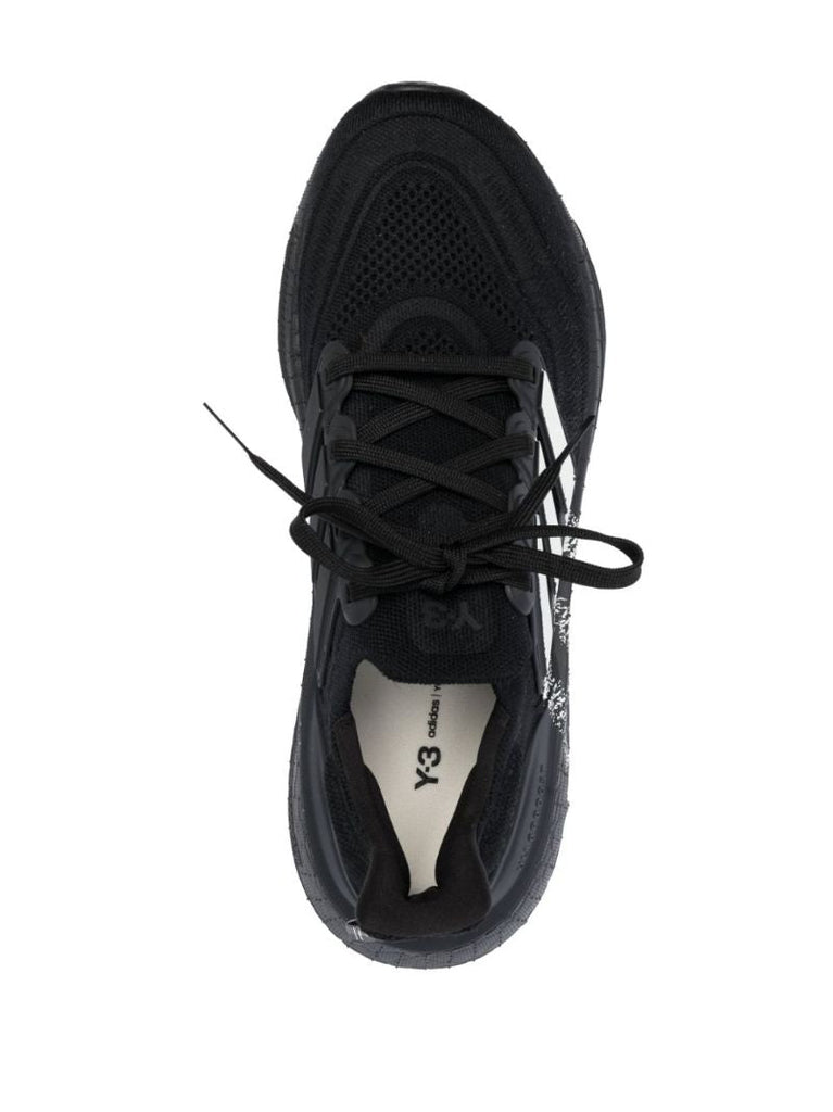 Black Three Stripe Sneakers
