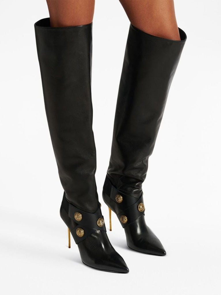 Black Pointed Toe Boots