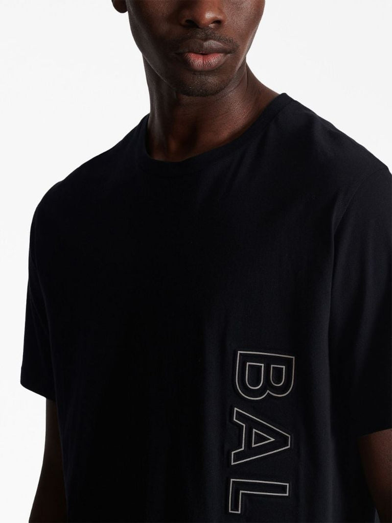 Black Logo-print Organic Cotton T-shirt