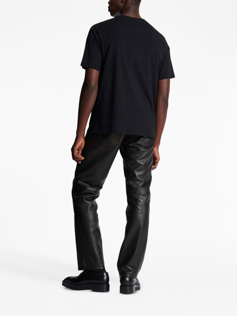 Black Logo-print Organic Cotton T-shirt