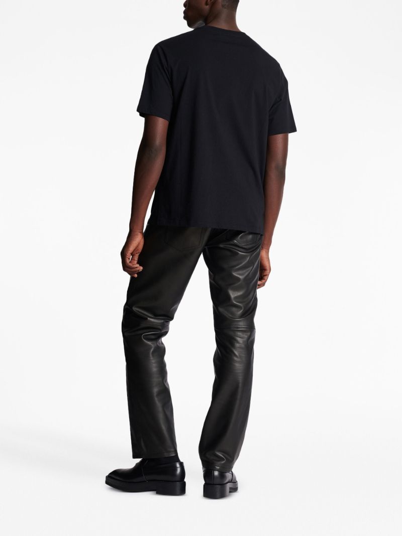 Black Logo-print Organic Cotton T-shirt
