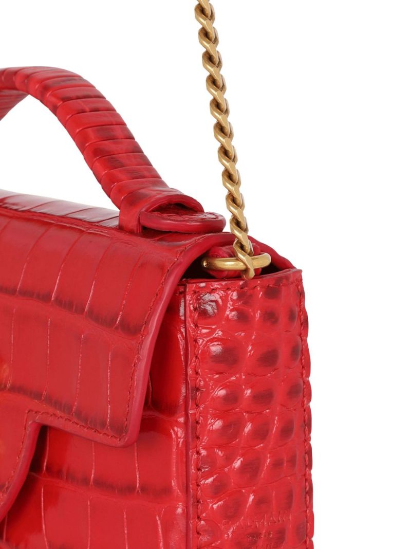 Red B-buzz Leather Mini Bag