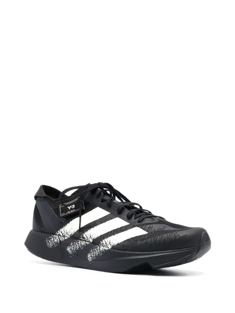 Black Three Stripe Low-top Sneakers