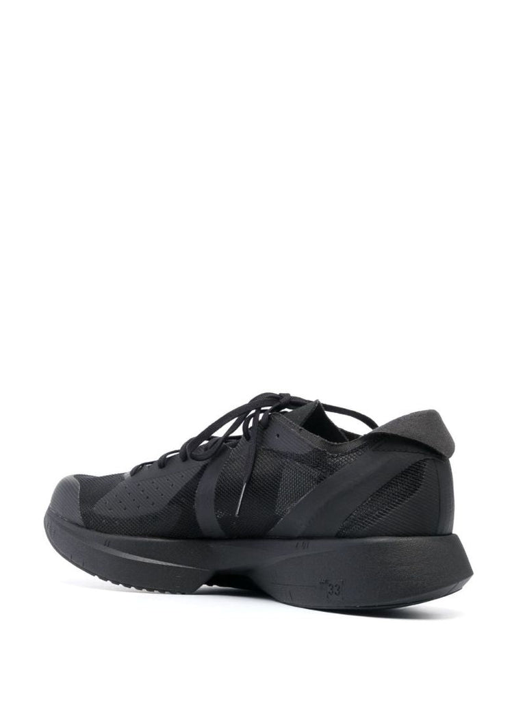 Black Three Stripe Low-top Sneakers