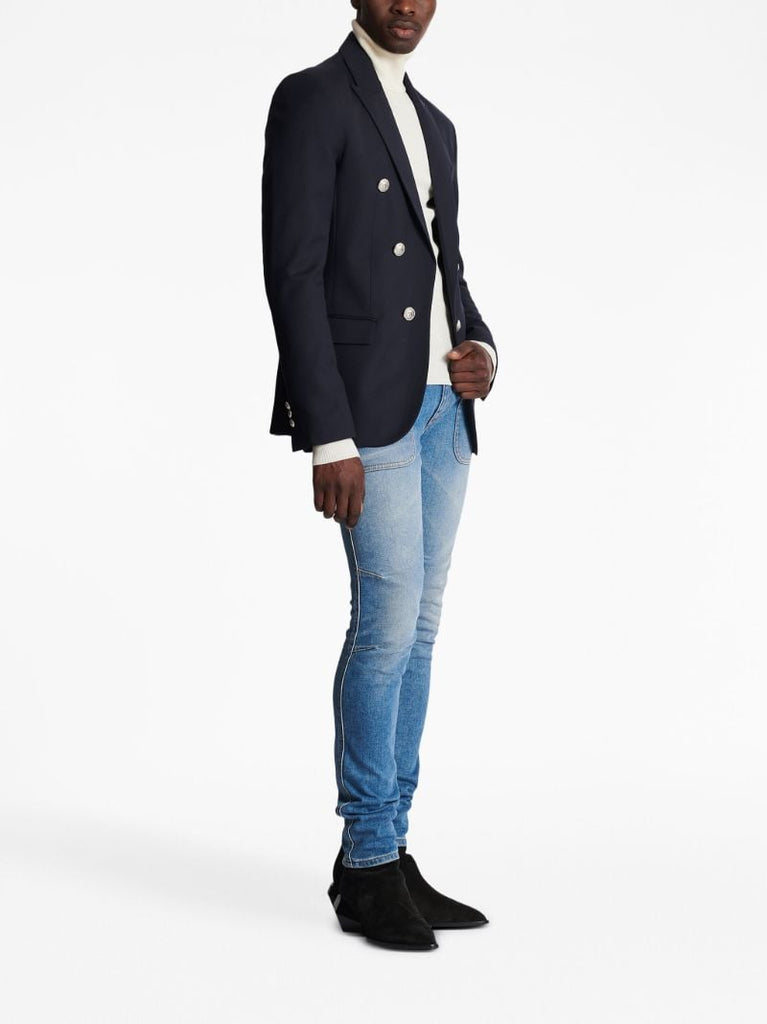 Blue Double Breasted Blazer