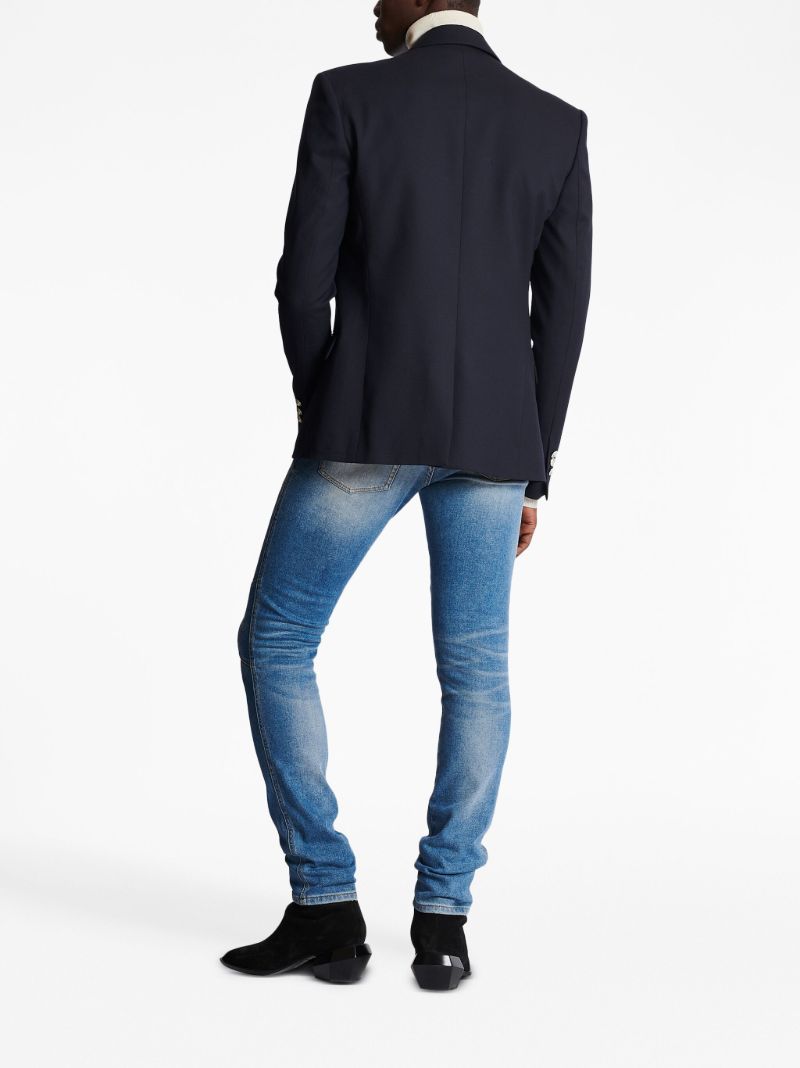 Blue Double Breasted Blazer