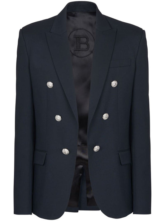 Blue Double Breasted Blazer