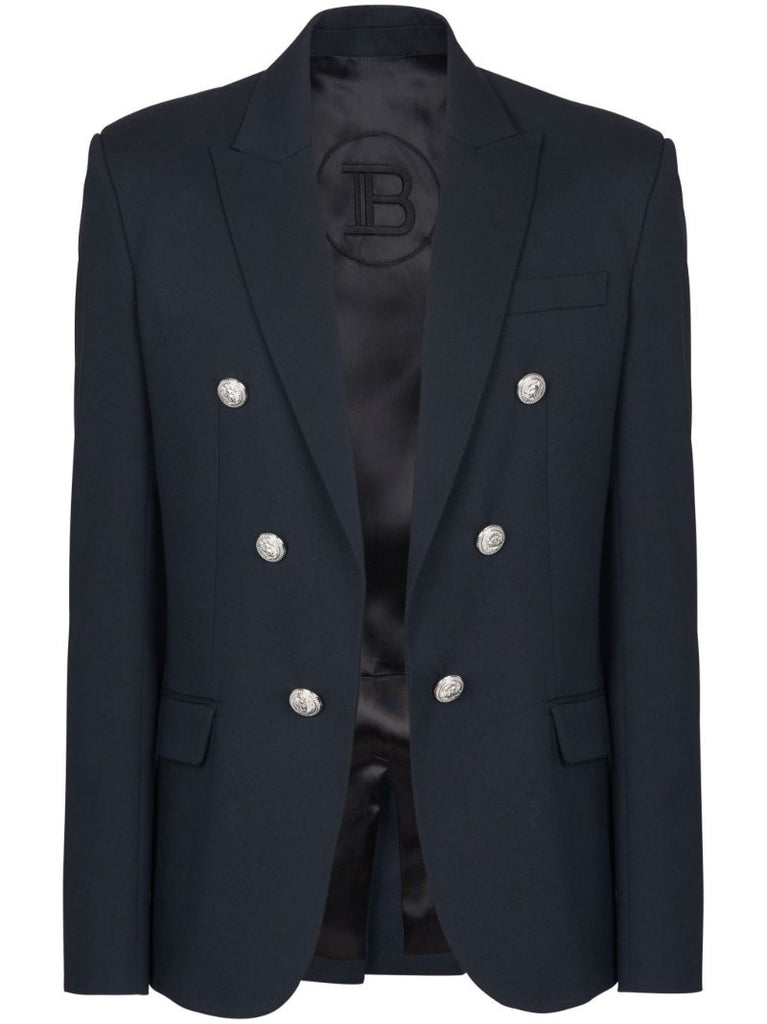 Blue Double Breasted Blazer
