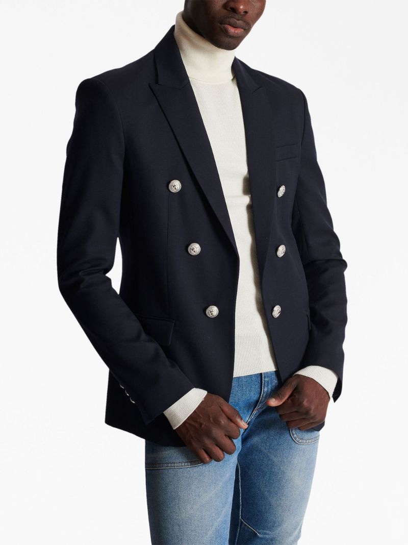 Blue Double Breasted Blazer