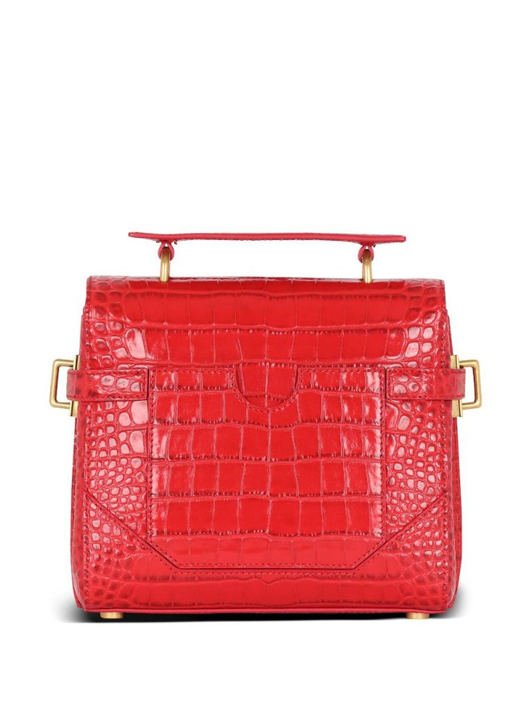 Red B-buzz 23 Leather Top Handle Bag