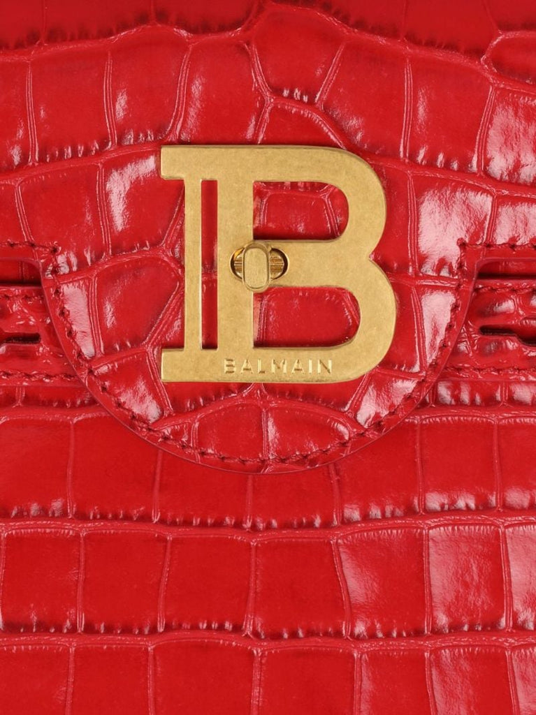 Red B-buzz 23 Leather Top Handle Bag
