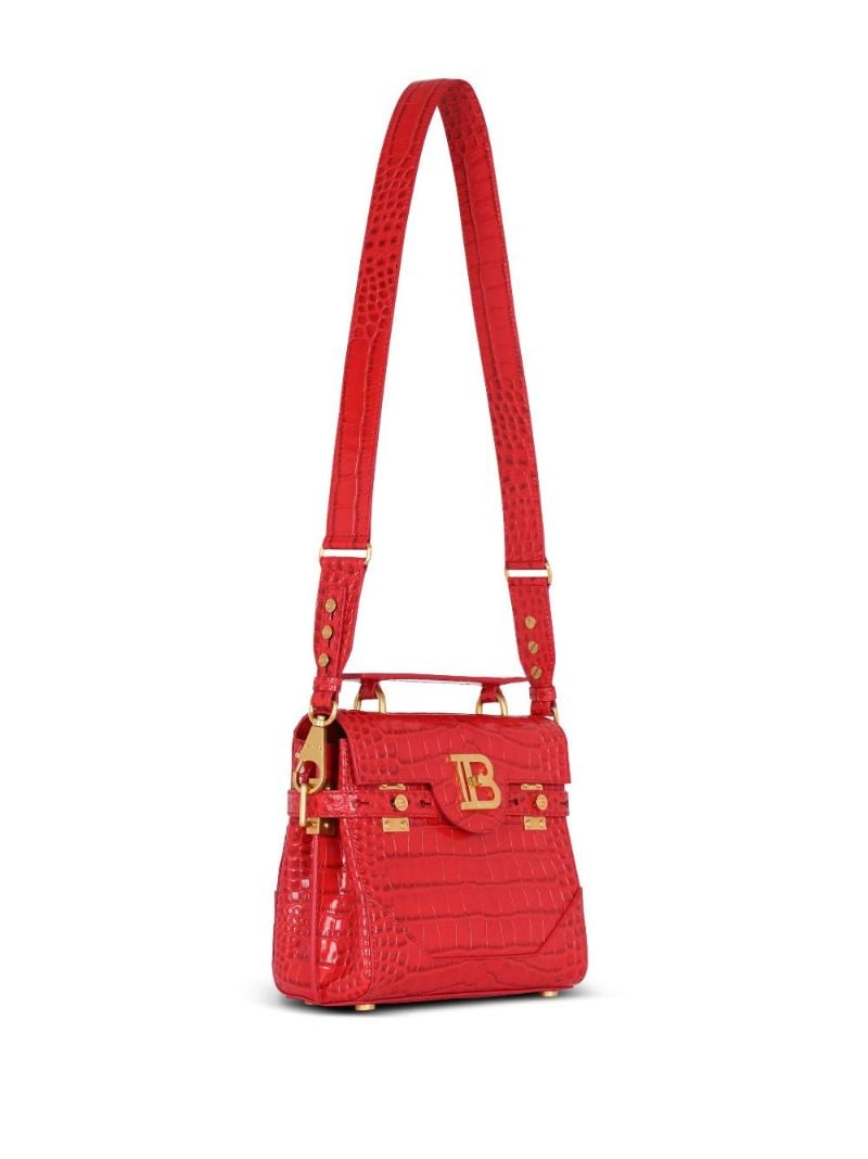 Red B-buzz 23 Leather Top Handle Bag