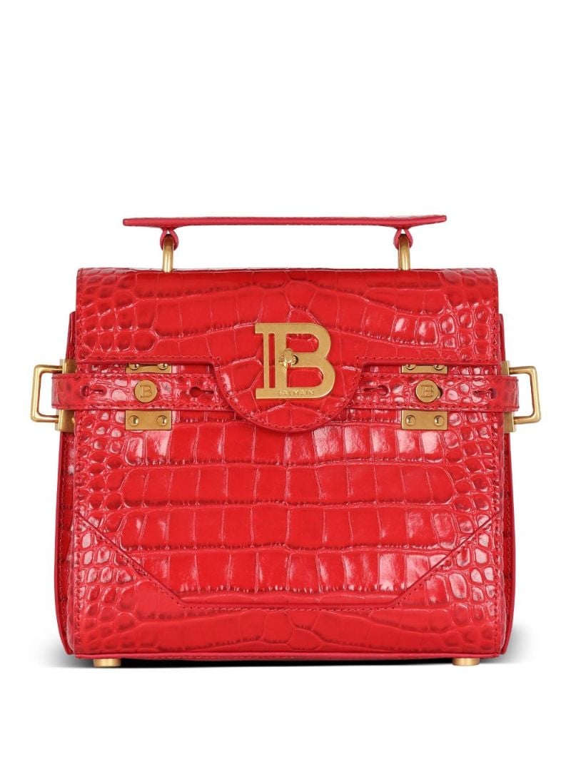 Red B-buzz 23 Leather Top Handle Bag