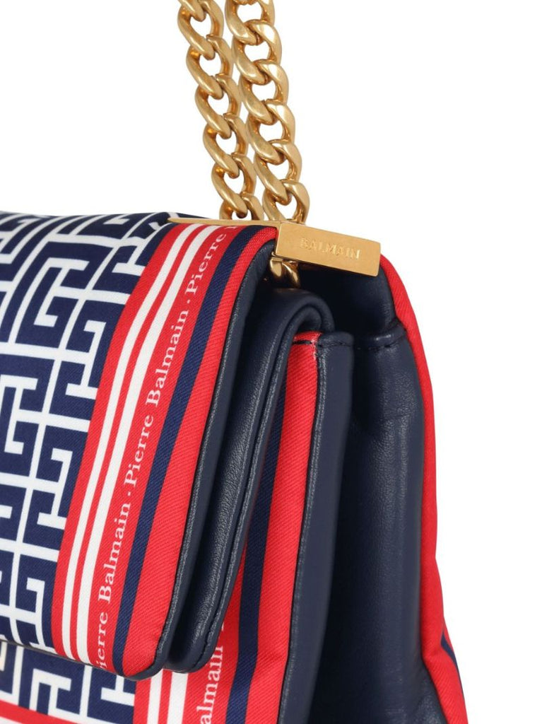 Blue 1945 Soft Monogram Scarf Shoulder Bag