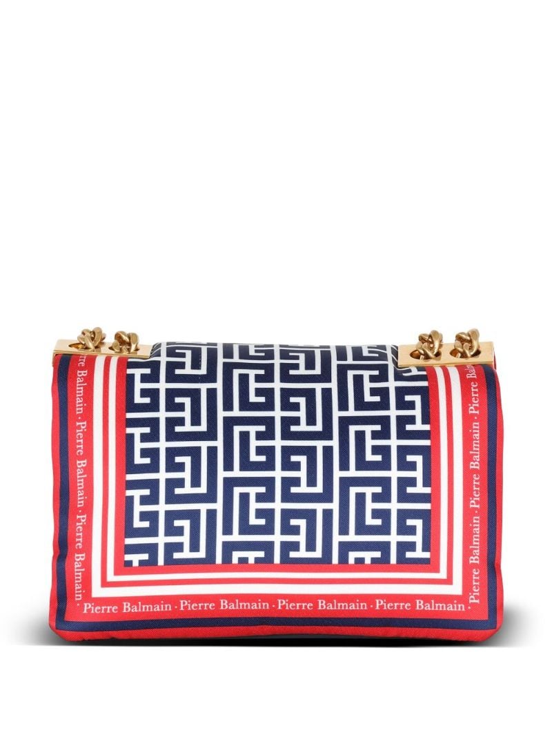 Blue 1945 Soft Monogram Scarf Shoulder Bag
