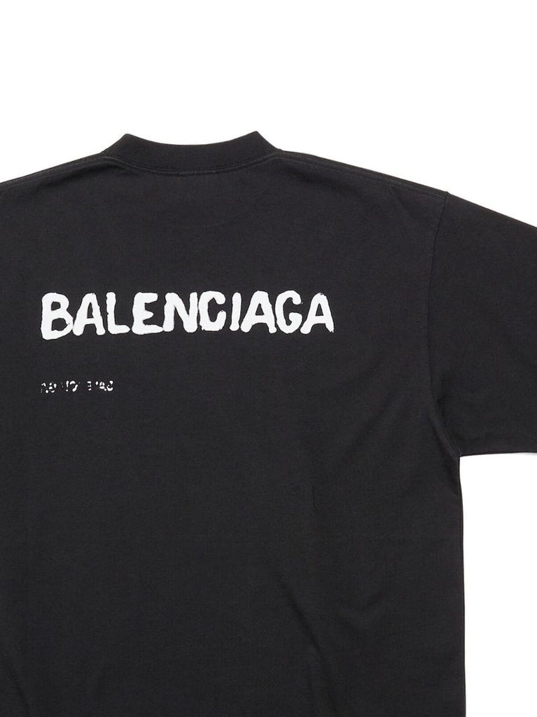Black Logo-print Cotton T-shirt