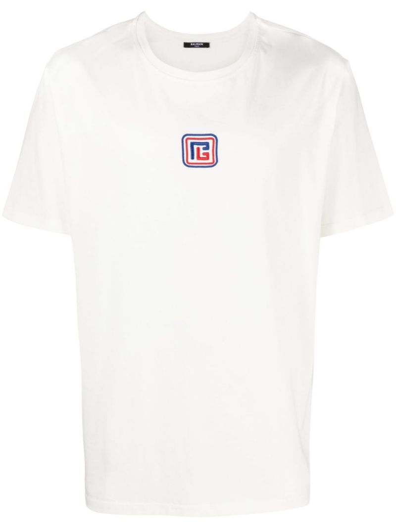 White Logo Patch T-shirt