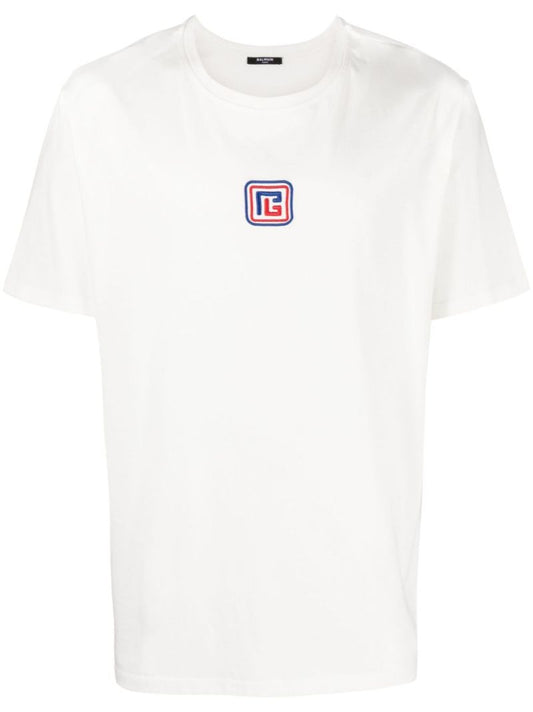 White Logo Patch T-shirt