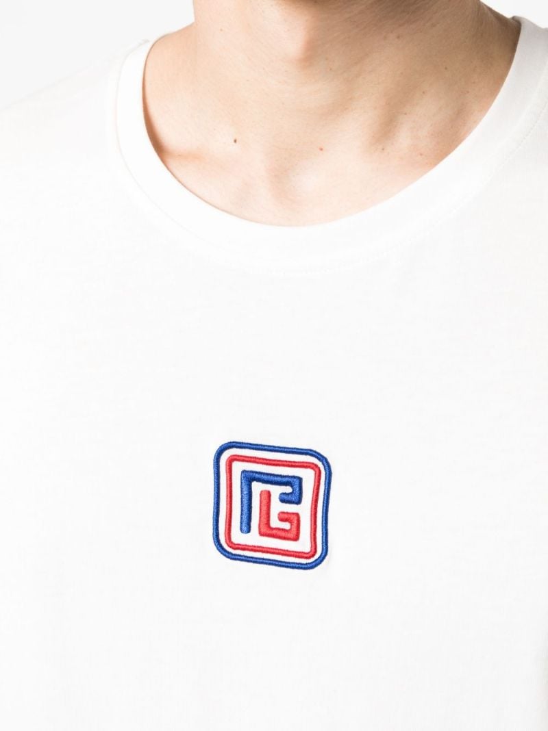 White Logo Patch T-shirt