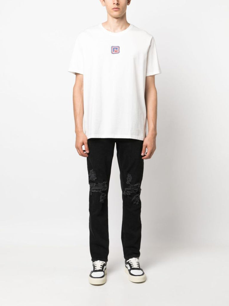 White Logo Patch T-shirt