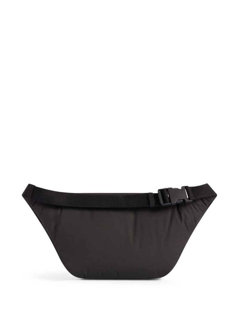 Black Explorer Padded Belt Bag