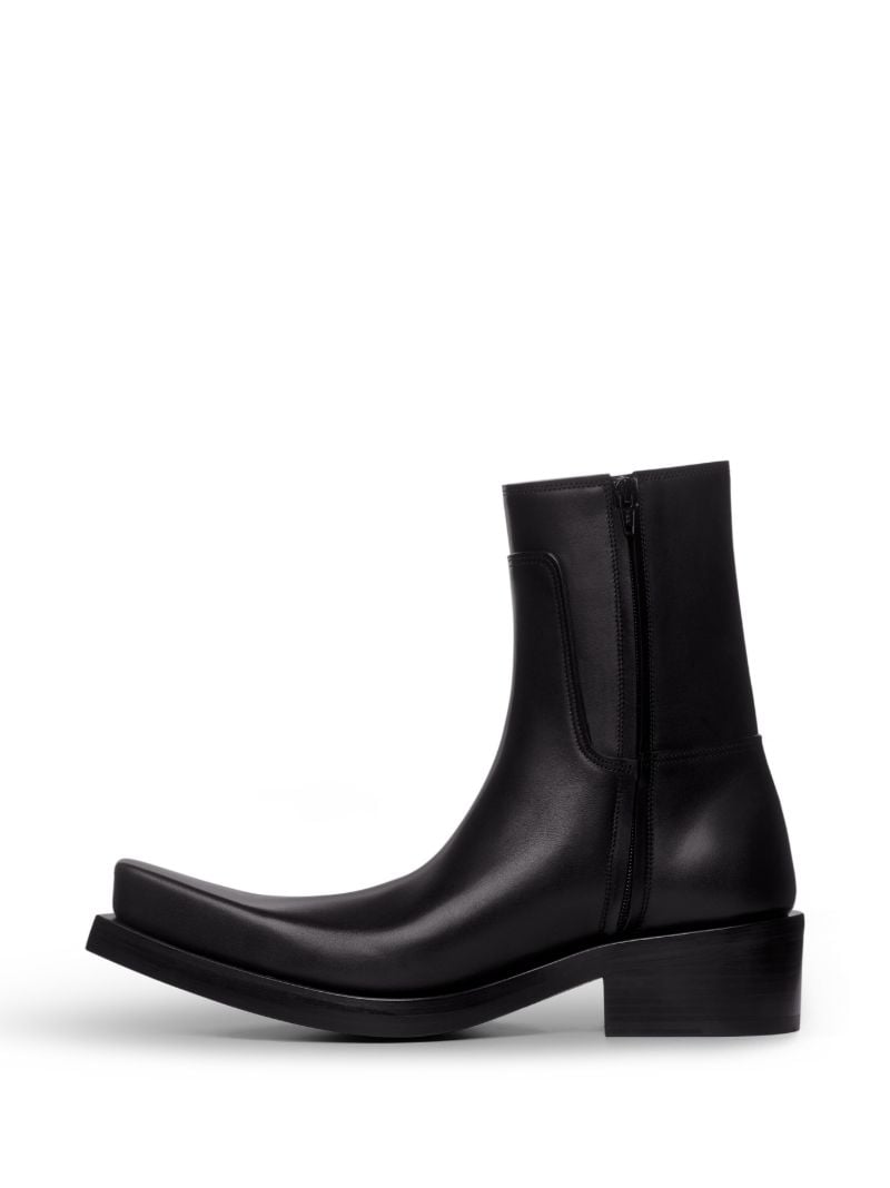 Black Santiago Leather Boots