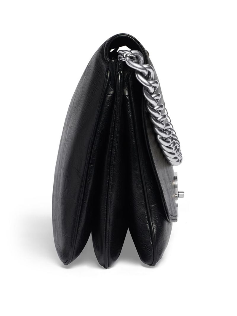 Black Bb Soft Large Shoulder Bag
