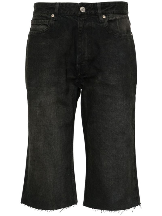 Brown Denim Shorts